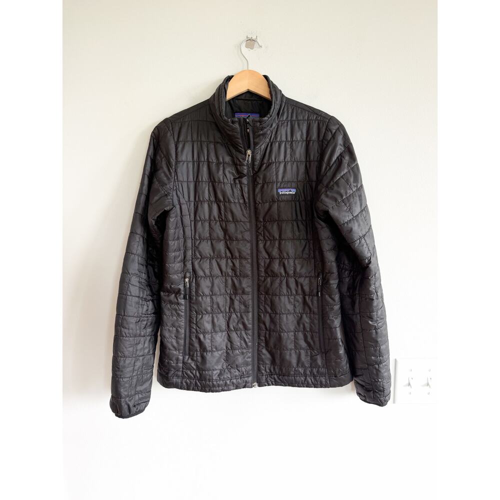 Patagonia Nano Full Zip Puffer Jacket Black M